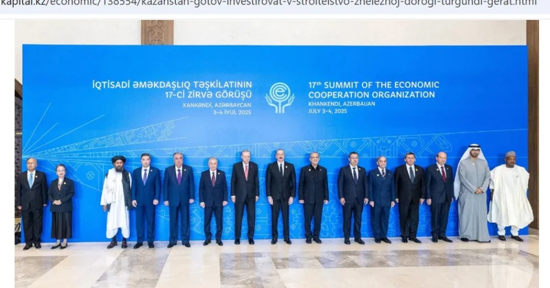 Qazaxıstan mediası Xankəndidə keçirilən ECO nun 17 ci Zirvə görüşünü geniş işıqlandırıb