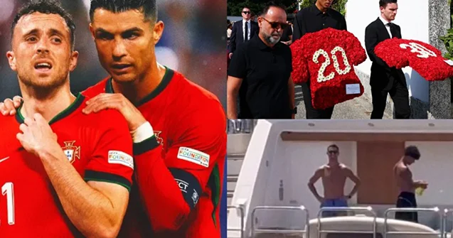 Hamı dəfndə idi, Ronaldo tətildə... Fotolar