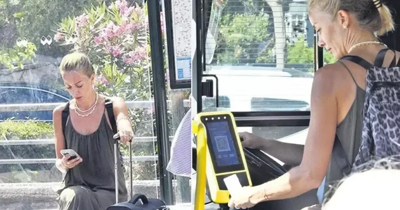 Avtobusa minib, istirahətə getdi Aktrisanın heç yerdə görmədiyiniz FOTOsu