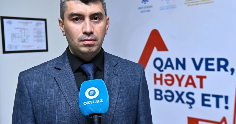 Sədr: Burada toplanılan qan müxtəlif qan xəstəlikləri ilə mübarizə aparan şəxslərə sərf olunacaq