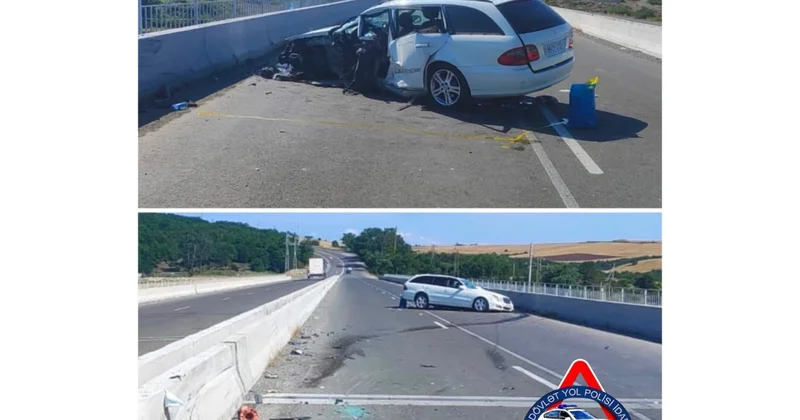 İsmayıllıda diqqətin telefona yönəlməsi nəticəsində qəza olub, sürücü və sərnişin ölüb