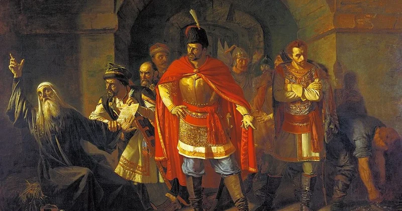 Xəyanət sənədini imzalamaqdan imtina edən patriarx Pavel Çistyakovun məşhur tablosu