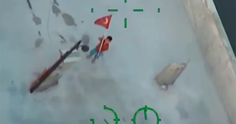 Balacanın dama çıxıb etdiyi hərəkət gündəm oldu Video
