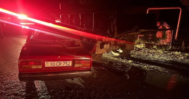 Qubada ağır qəza: 3 yaralı var ÖZƏL FOTOLAR