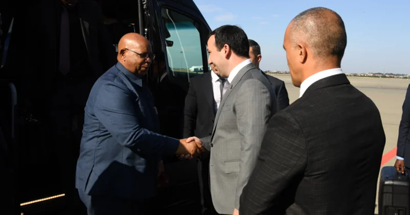 Zimbabve Milli Assambleyasının spikeri Azərbaycana gəldi Fotolar