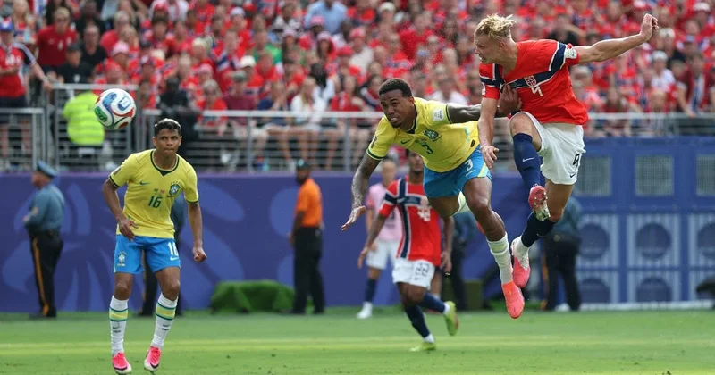Haaland dubl etdi, Norveç Braziliyaya qalib gəlir Video Yenilənir