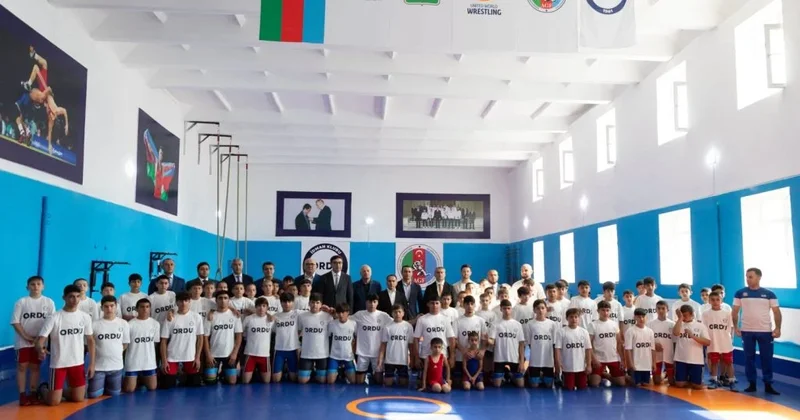Mingəçevirdə güləş üçün yeni imkan yaradıldı FOTO