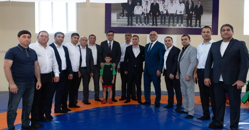Azərbaycanda yeni güləş zalları istifadəyə verilib FOTO/VİDEO