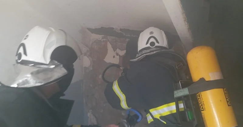 В Нахчыване произошел пожар в жилом доме, жителей эвакуировали ВИДЕО