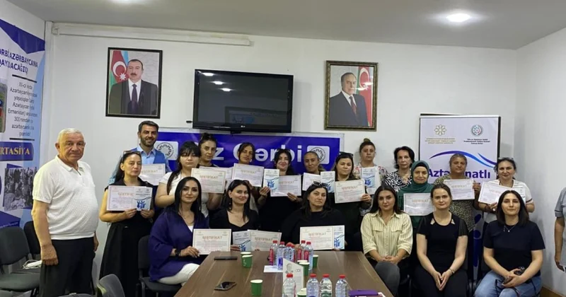 “Aztəminatlı Ailələrlə İş” layihəsi çərçivəsində təlimlər uğurla yekunlaşıb FOTOLAR