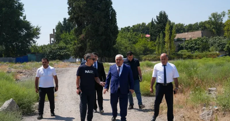 Bərdədə yeni qəbiristanlığın salınması planlaşdırılan əraziyə baxış keçirilib FOTO