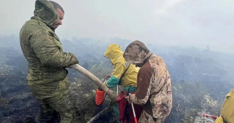 Yakutiyada meşə yanğınlarının əhatə etdiyi ərazi 418 min hektara çatıb