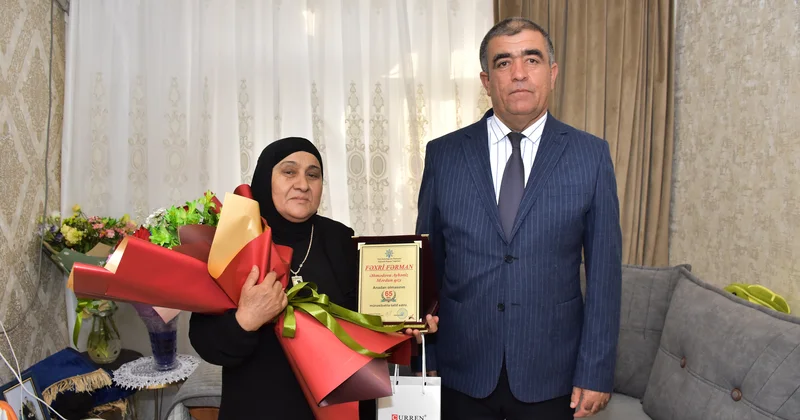 Partiya veteranı ilə görüş keçirilib FOTO