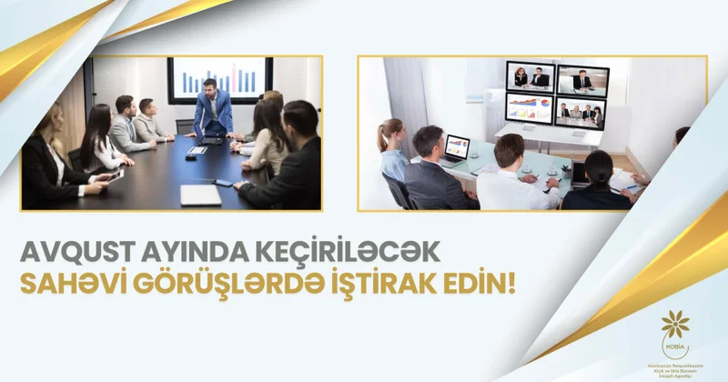 Avqustda sahibkarlar üçün hansı tədbirlər təşkil olunacaq?