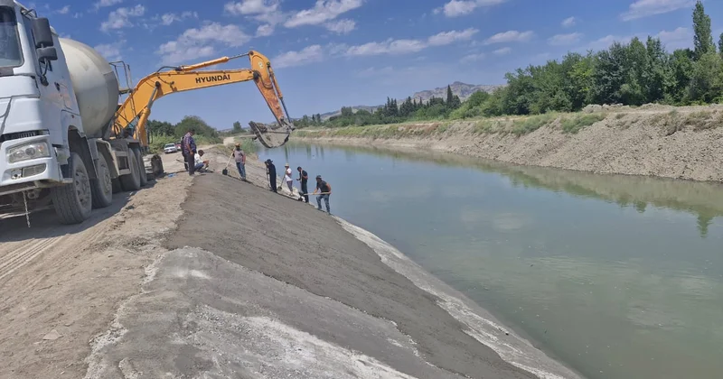 Şirvan kanalı bərpa edildi Foto KONKRET