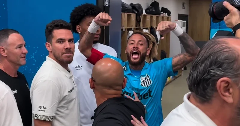 Neymar rəqib azarkeşləri təxribata çəkdi VİDEO