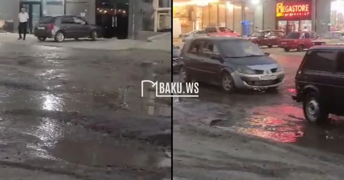 Aylardır həllini tapmayan PROBLEM: Hökməlidə çirkab sular küçəyə axıdılır