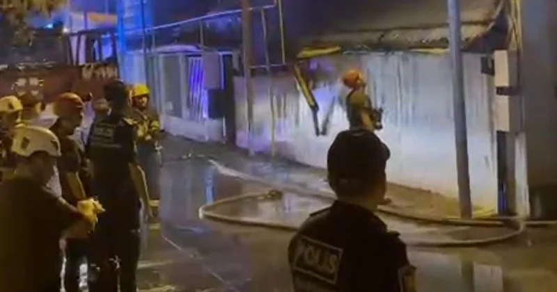 Bakıda məscid YANIR VİDEO