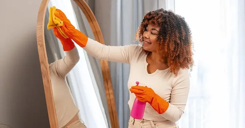 Güzgüyə bir damcı çəkmək kifayətdir: Günlərlə toz yığılmır