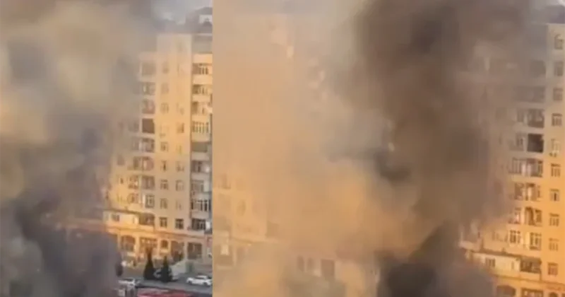 Məmmədli dairəsində güclü yanğın Video