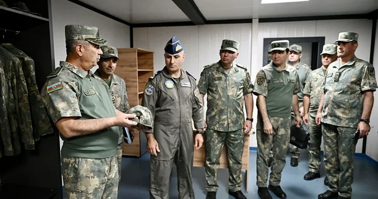 Yeni hərbi obyektlər istifadəyə verilib FOTOLAR