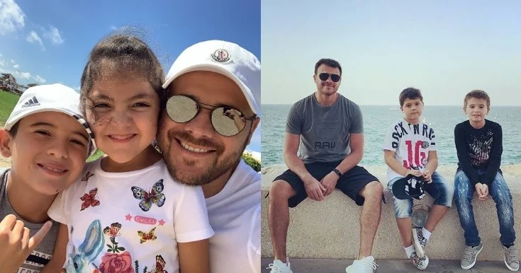 Eminin övladları ilə bağlı paylaşım Fotolar