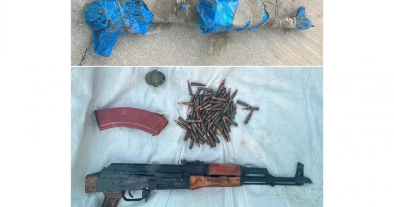 Digah qəsəbəsində məhkuma aid silah sursat aşkarlandı KONKRET