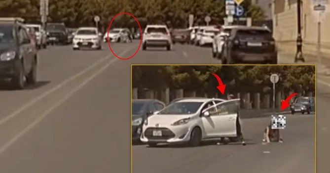Bakıda yolu kəçmək istəyən qadını maşın vurdu, dava düşdü