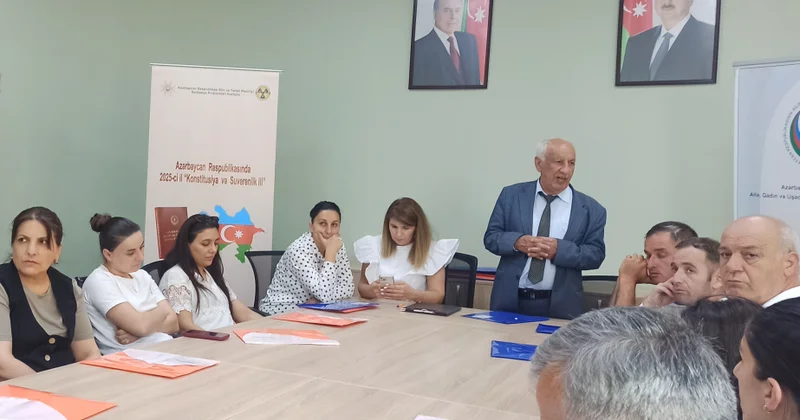Coğrafiyaçı alim iqlim dəyişmələri üzrə maarifləndirici seminarda çıxış edib