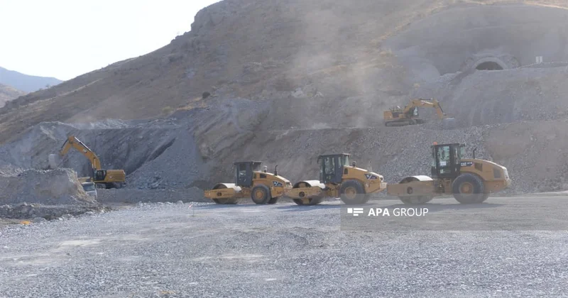 Əhmədbəyli Horadiz Mincivan Ağbənd avtomobil yolunda işlər gələn il tamamlanacaq