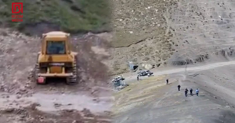 Dağlara aparan YOL Fermerlər şəxsi büdcələri ilə ölüm riski olan əraziyə YOL çəkdilər VİDEO