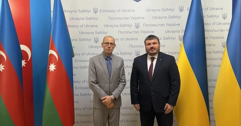 Ukrayna və İsrail səfirləri Bakıda görüşdülər