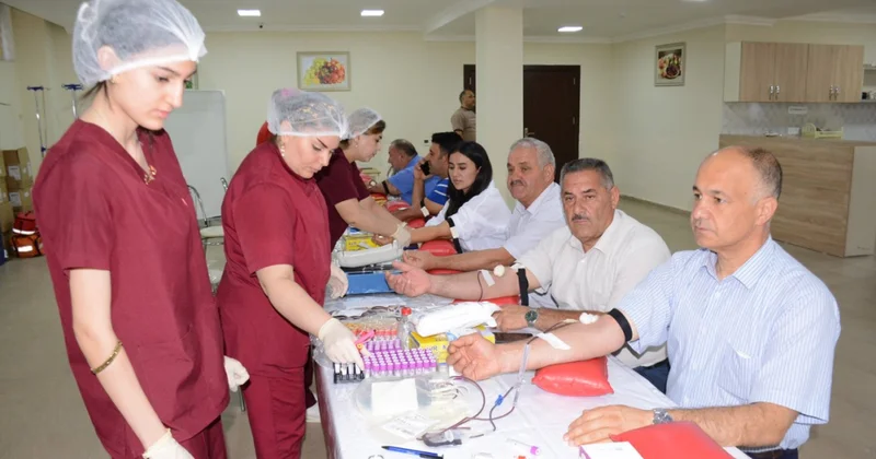 Tərtərdə “Talassemiyasız həyat naminə” proqramı çərçivəsində qanvermə aksiyası keçirilib