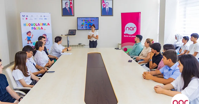 “Nar” uşaqlar üçün maarifləndirici tədbirlərə dəstək verir Fotolar