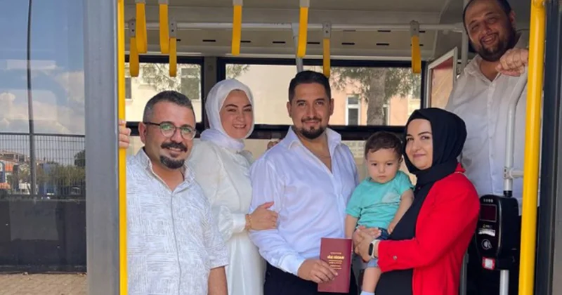 Nikahlarına avtobusla çatdılar Şahidləri sürücü oldu