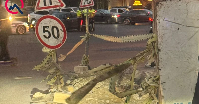 “Yoldakı bu qazıntıya görə 40 dəqiqə tıxacda qalmışıq” Fotolar