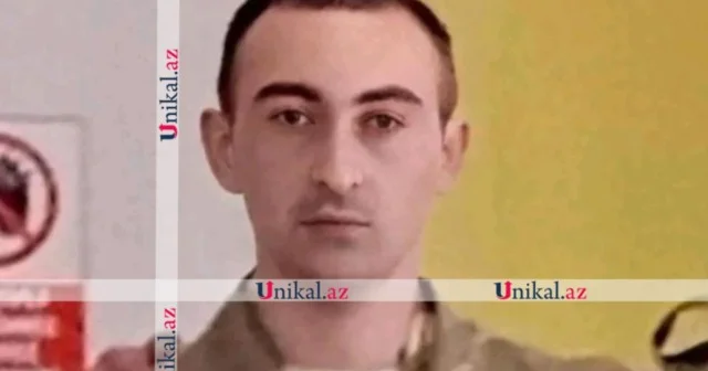 Ötən gün yol qəzasında ölən hərbçinin FOTOSU