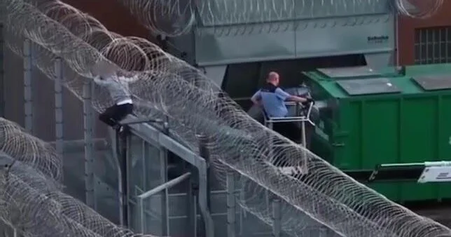 В Германии заключенный попытался сбежать из тюрьмы ВИДЕО