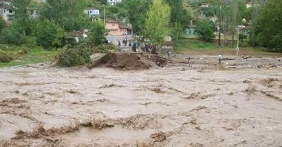 Güclü leysan Daşkəsəndə fəsadlar törətdi