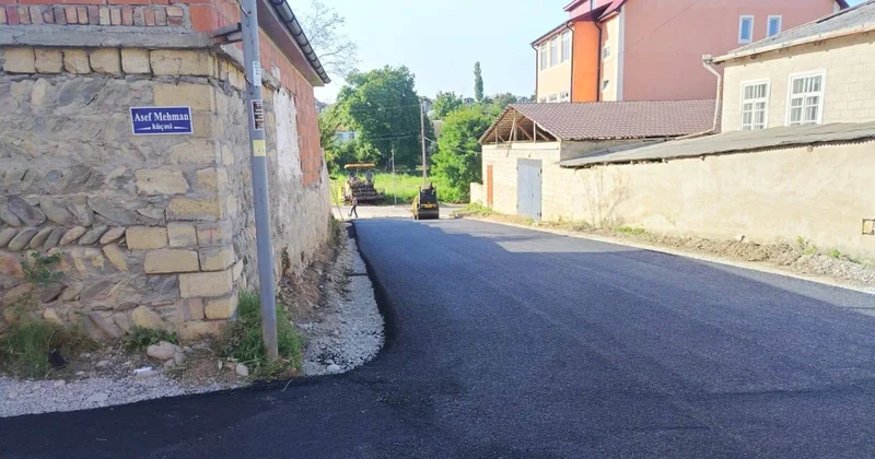 Qusar şəhərində 18 küçə asfaltlanır