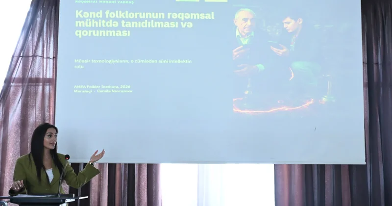 Şəkidə “Kəndə gəl” yay düşərgəsində folklorla bağlı təqdimat olub