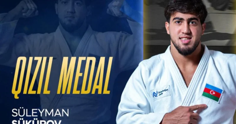 Süleyman Şükürov Avropa çempionu oldu