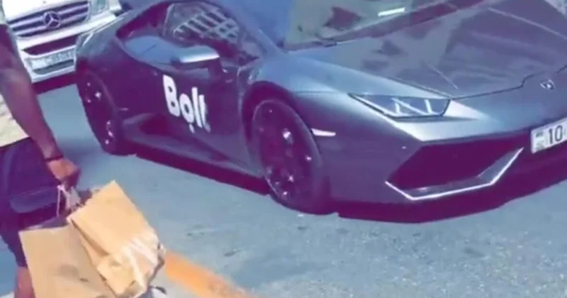 Bakıda sərnişin taksi sifariş etdi: “Lamborghini” gəldi (Video)