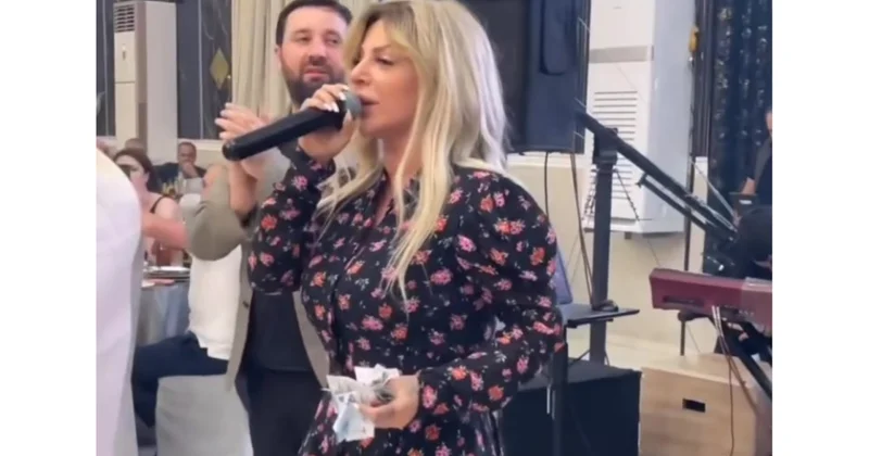 Əminə Şirini Gürcüstan toyunda pul yağışı na tutdular (Video)