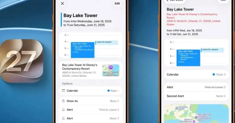 iOS 27 nin yeni dizaynı üzə çıxdı