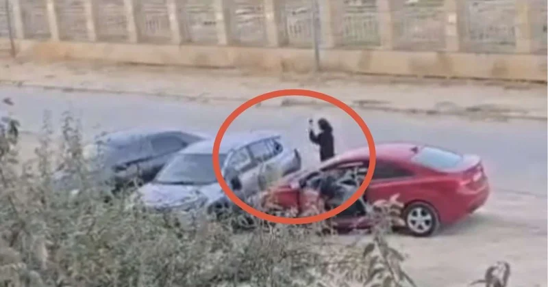 Bakıda ərinin xəyanətini öyrənən qadın maşınını çilik çilik etdi ANBAAN VİDEO