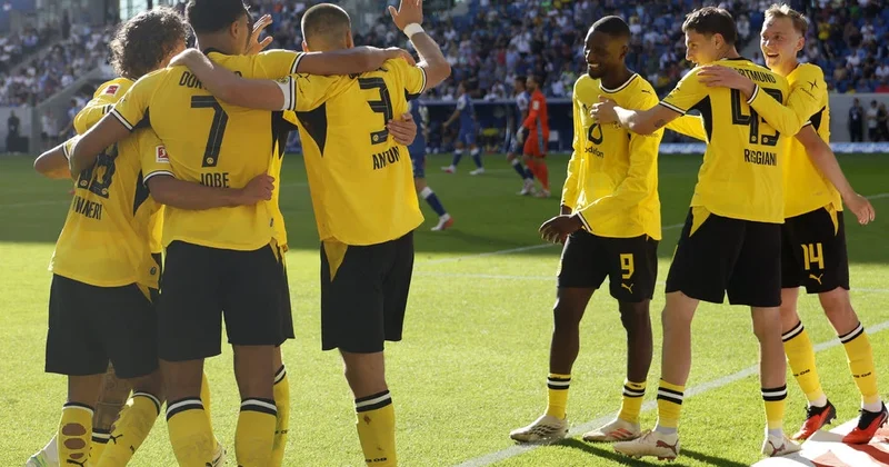 Bundesliqa: Borussiya Hoffenhaym ı məğlub etdi, Bayer Yunion u darmadağın etdi