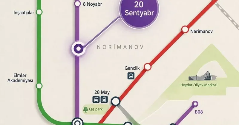 Следующая станция 20 Сентября ! Баку и метрополитен в ожидании открытия новой станции / ФОТО / ВИДЕО