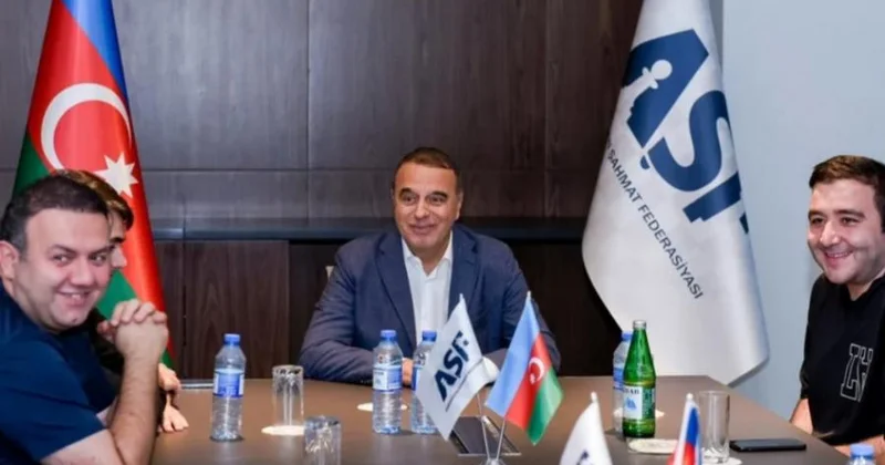 Mahir Məmmədov Ümumdünya Şahmat Olimpiadası öncəsi görüş keçirib