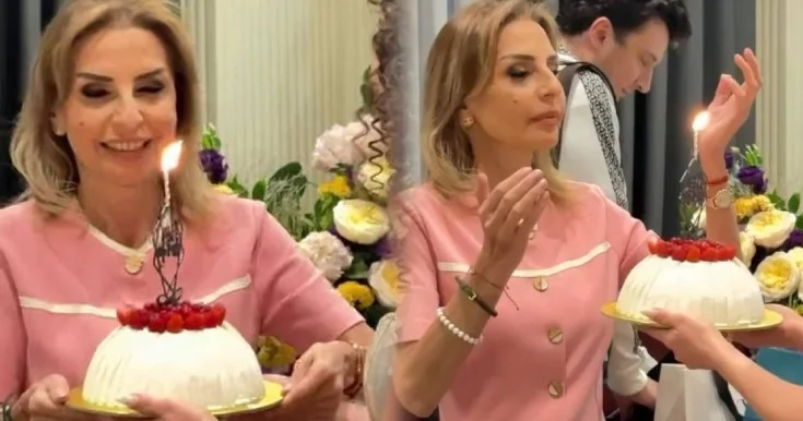 Dostlarından Lamiyə Ələkbərovaya ad günü sürprizi Video